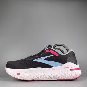 Brooks Ghost Max Women's Size 9 B Ebony Open Air Lilac Rose Running Sneaker Shoe